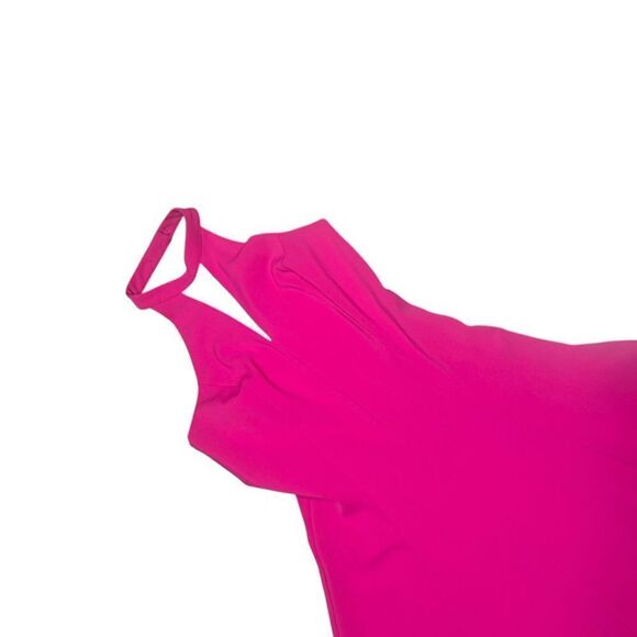 AMANDA UPRICHARD X REVOLVE pink halter v neck open back mini dress size small - Picture 4 of 7